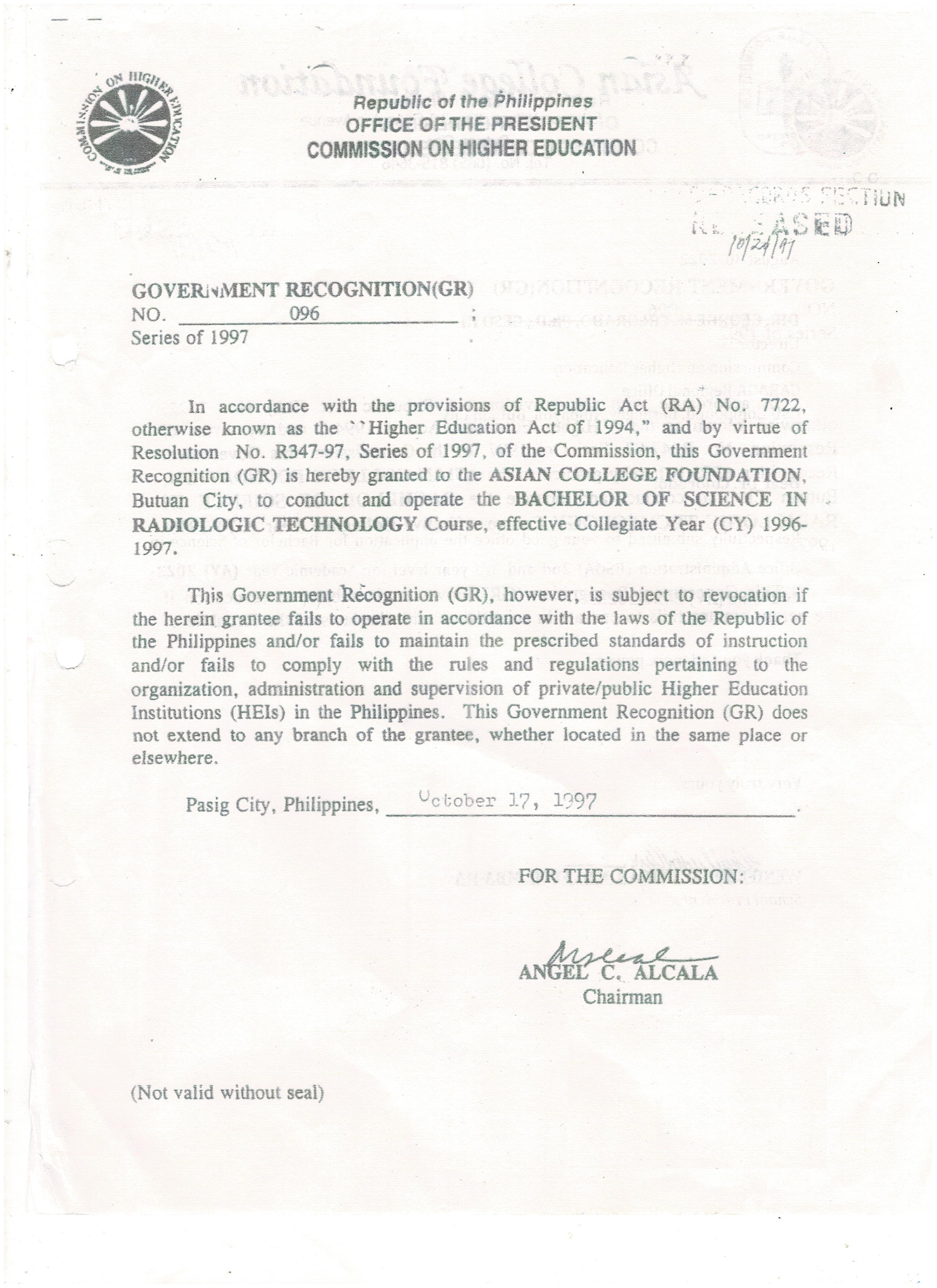 CHED-Recognition cover